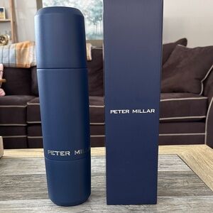 Peter Millar Navy Stainless Steel Thermos Set